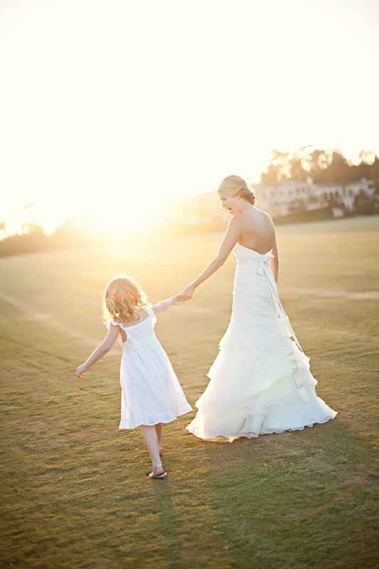 mariée et fille 