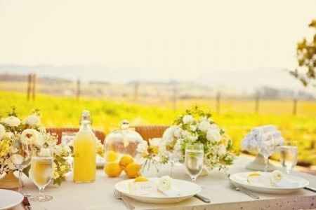 mariage thème citron