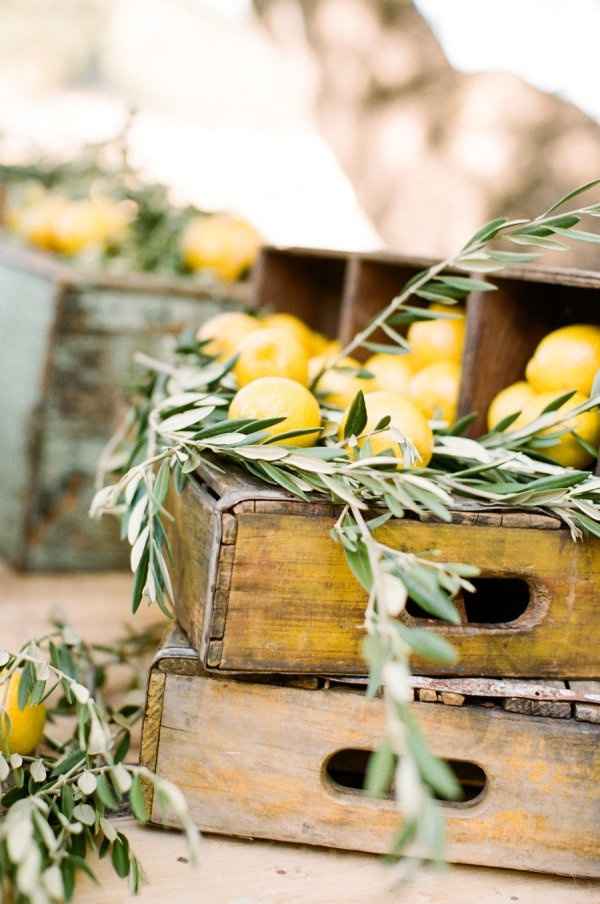 mariage thème citron