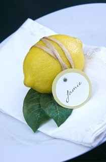 mariage thème citron