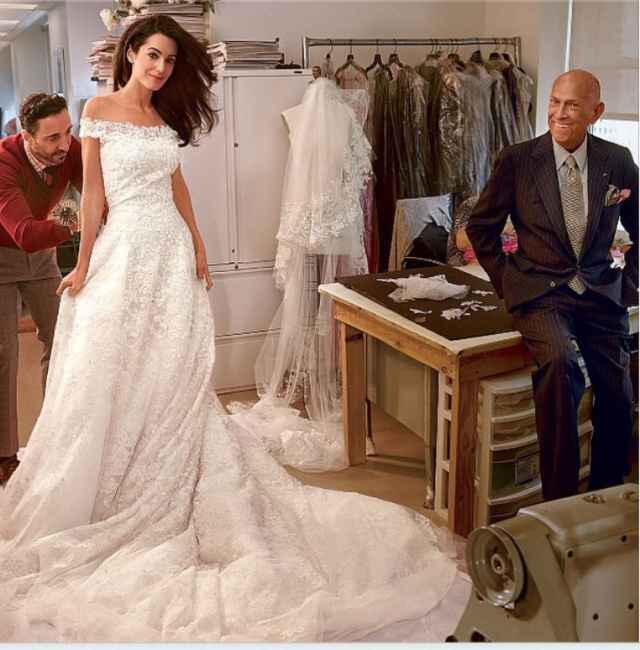 robe  de mariée Amal Alamuddin