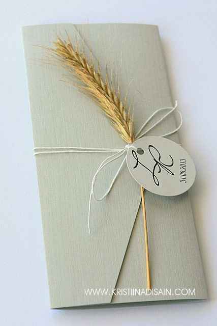 décoration mariage épi de blé 