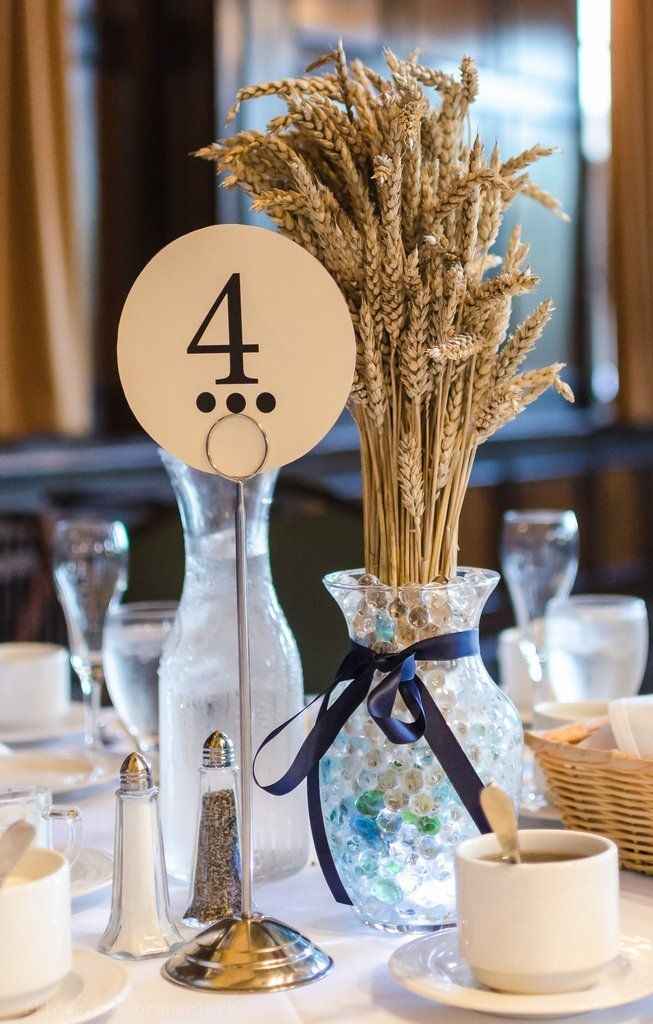 décoration mariage épi de blé 