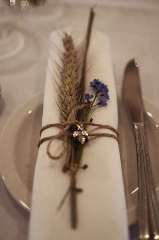 décoration mariage épi de blé 