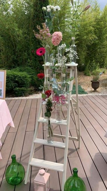 Déco romantique rose florale diy 3