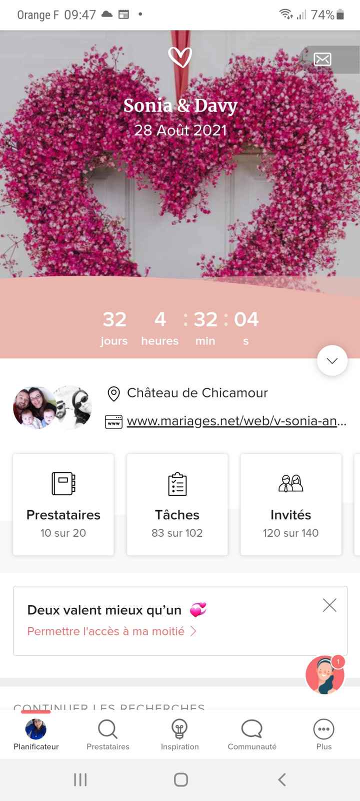 Ton mariage approche ? Le compte à rebours est lancé ! ⌚ - 1