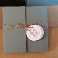 Faire-part fabriqués main - 1