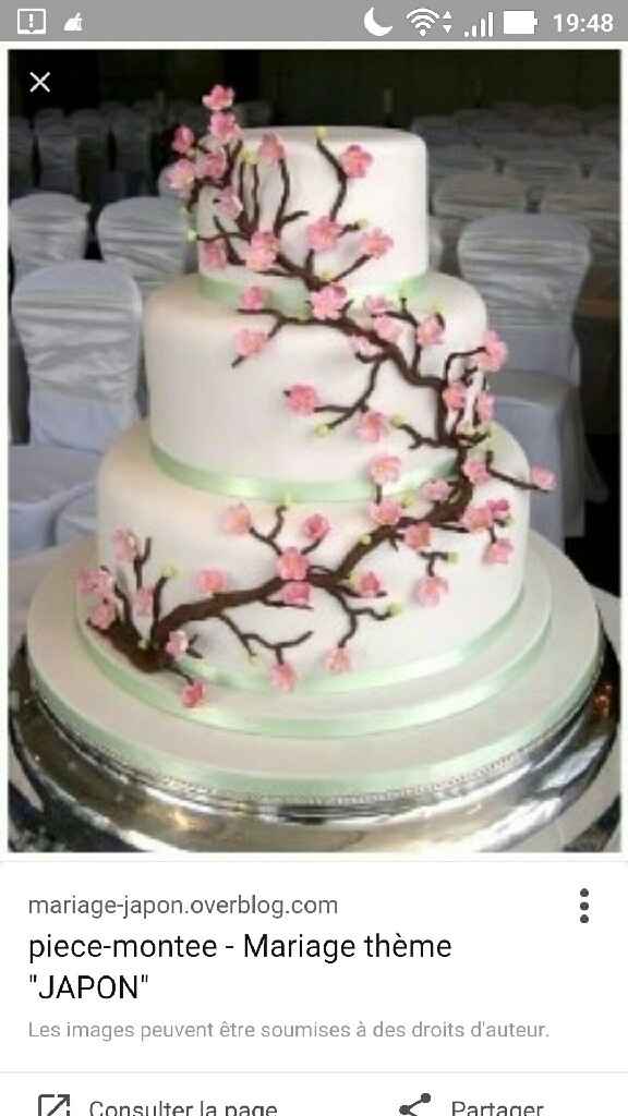 Pièce montée thème japon - 2