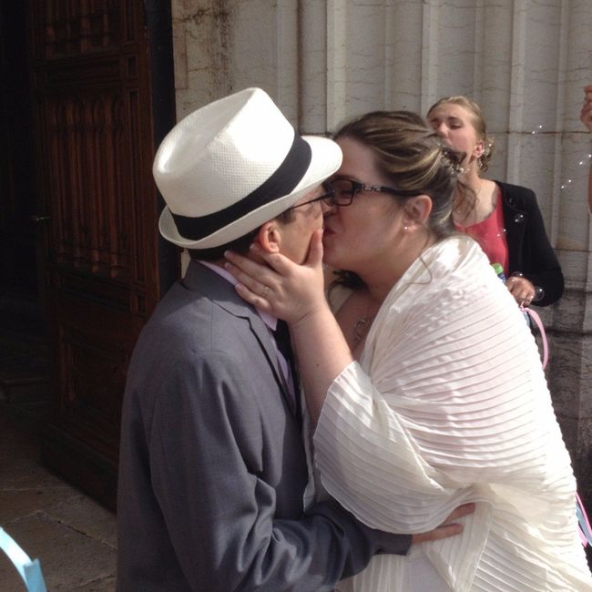 sorti de la cathédrale 