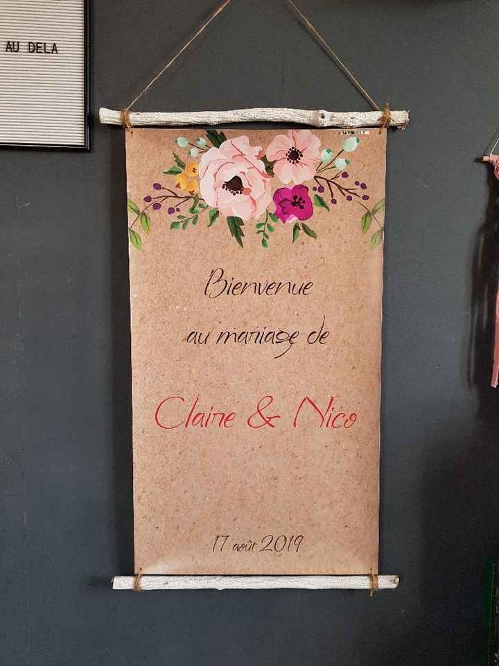 Affiche Bienvenue - 1