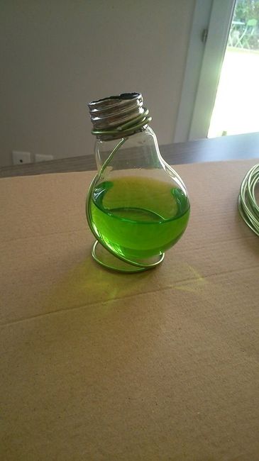 diy Vase ampoule