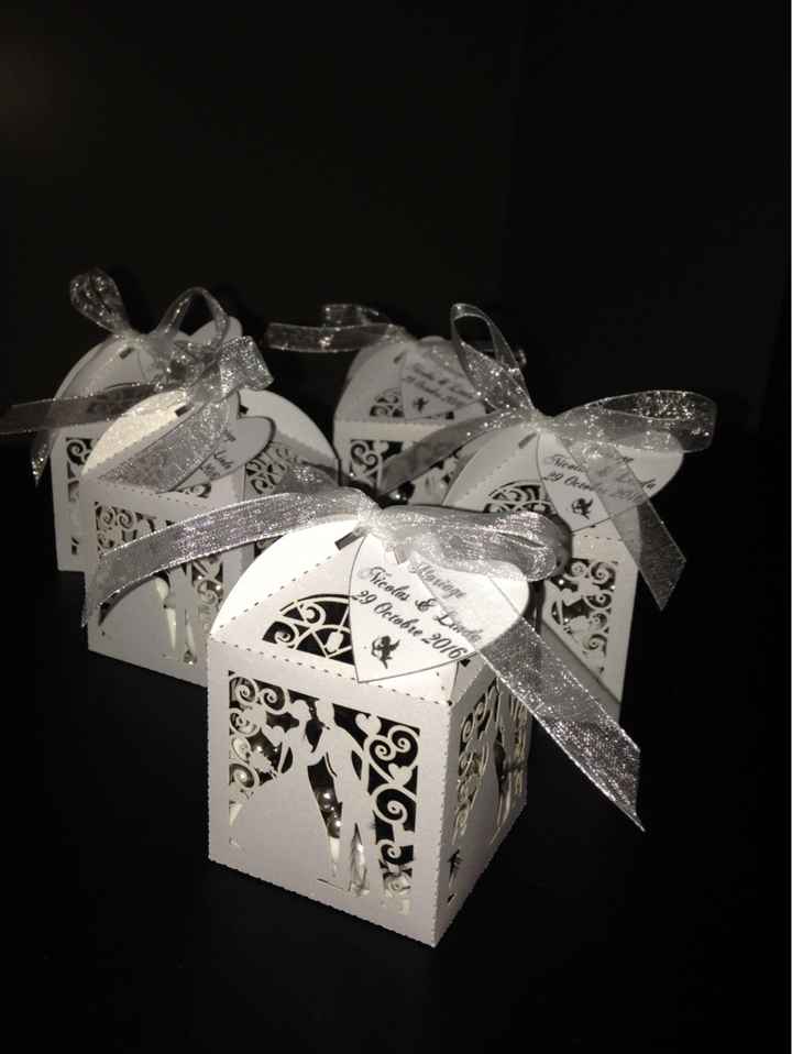 Boîte dragées mariage 