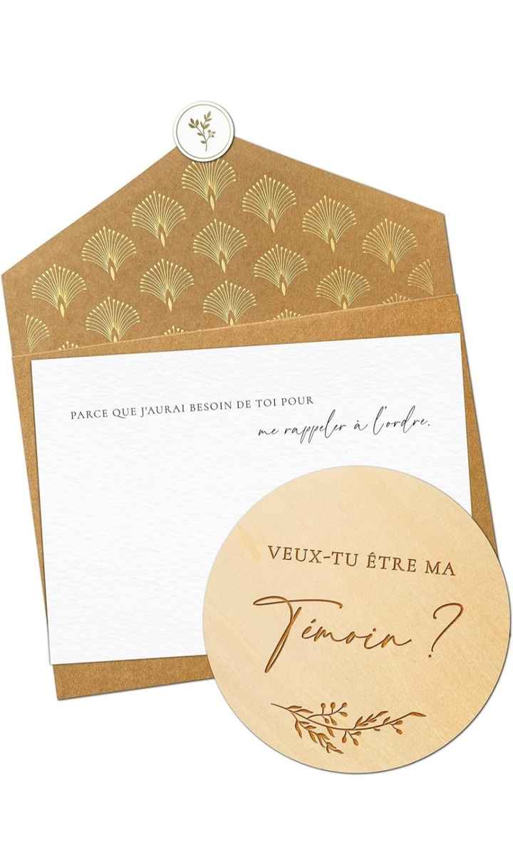 😍Demande témoins / demoiselle d'honneur 😍 - 2