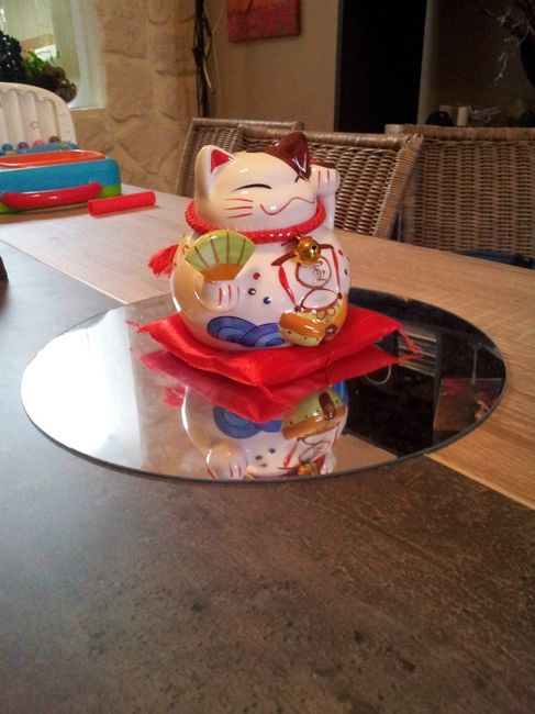 centre de table maneki neko