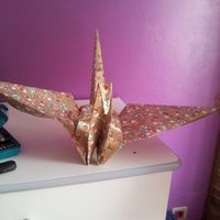 centre de table origami (grue)