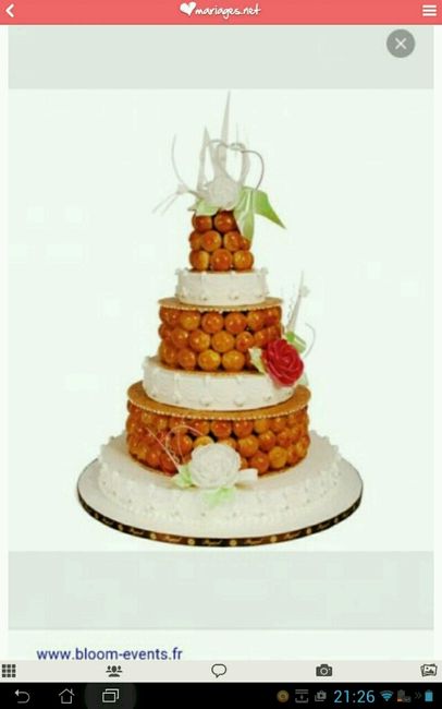 Pièce montée vs wedding cake - 1