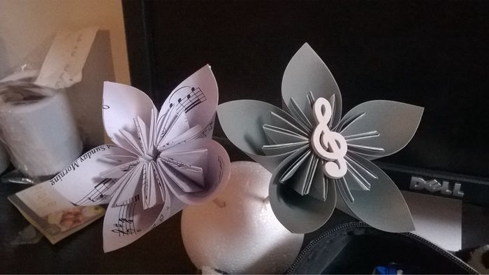 Fleur origami : quelle dimension? - 1