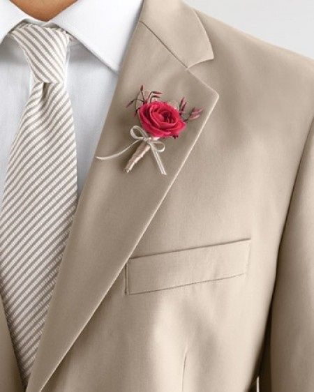 La boutonniere de mon futur époux