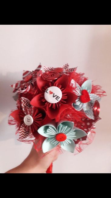 Mon bouquet en origami 