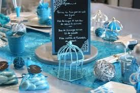 Déco thème fleur bleue 14