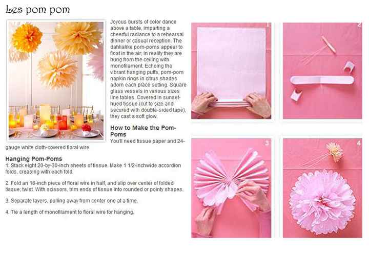 Tutoriel Fleurs papier de soie