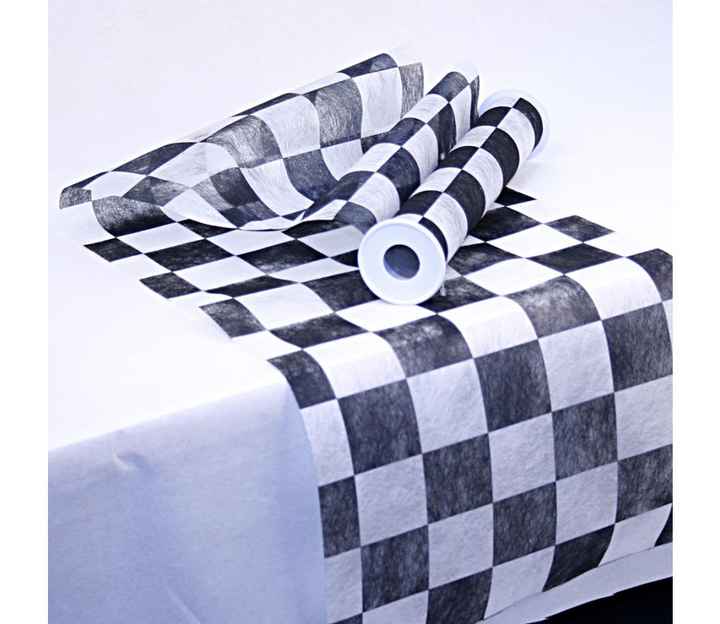 Rouleau chemin de table damiers