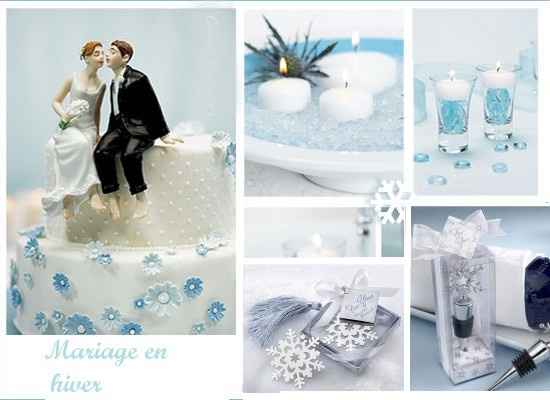 Idees deco mariage hiver 