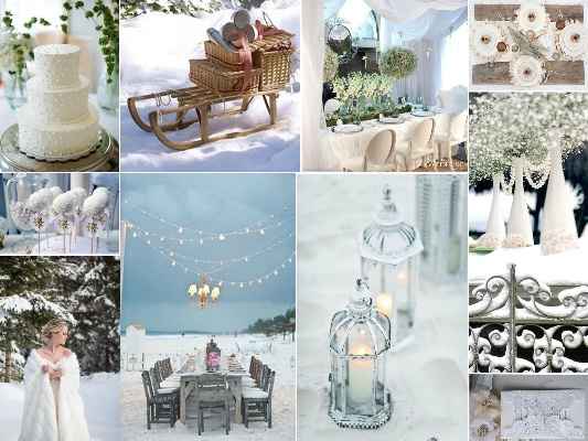 Idees Deco mariage hiver 