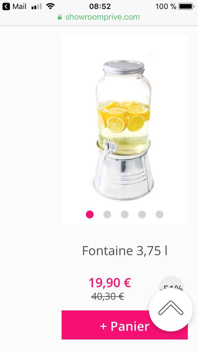 Fontaine à boisson 