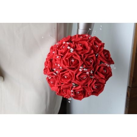 Bouquet mariee rouge 