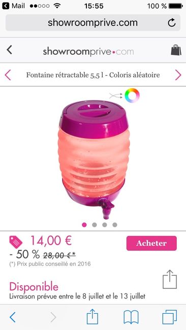 Fontaine à boisson