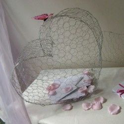 Coeur en grillage 
