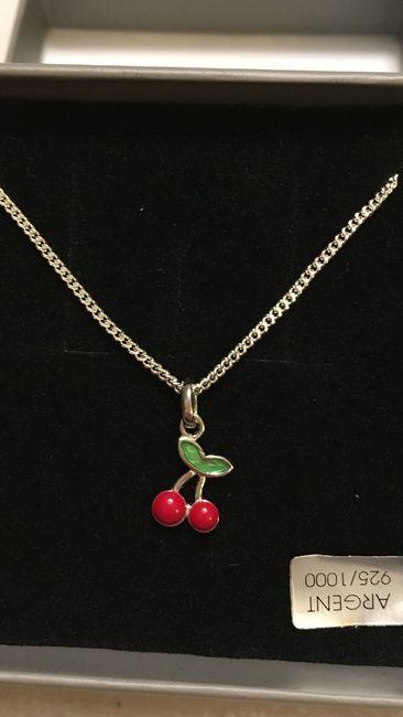 Pendentif cerises 