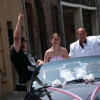 dans la voiture assis en haut 