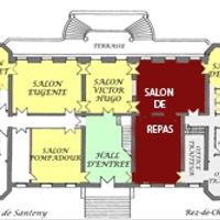 Plan du Château de Santeny
