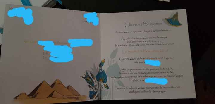 Faire part reçus - 3