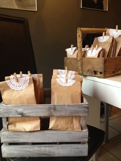 Coffre vintage contient les cadeaux