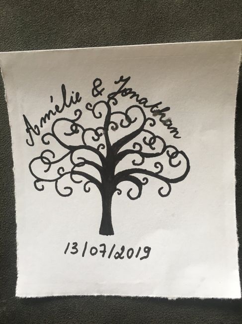 Urne et monogramme - 1