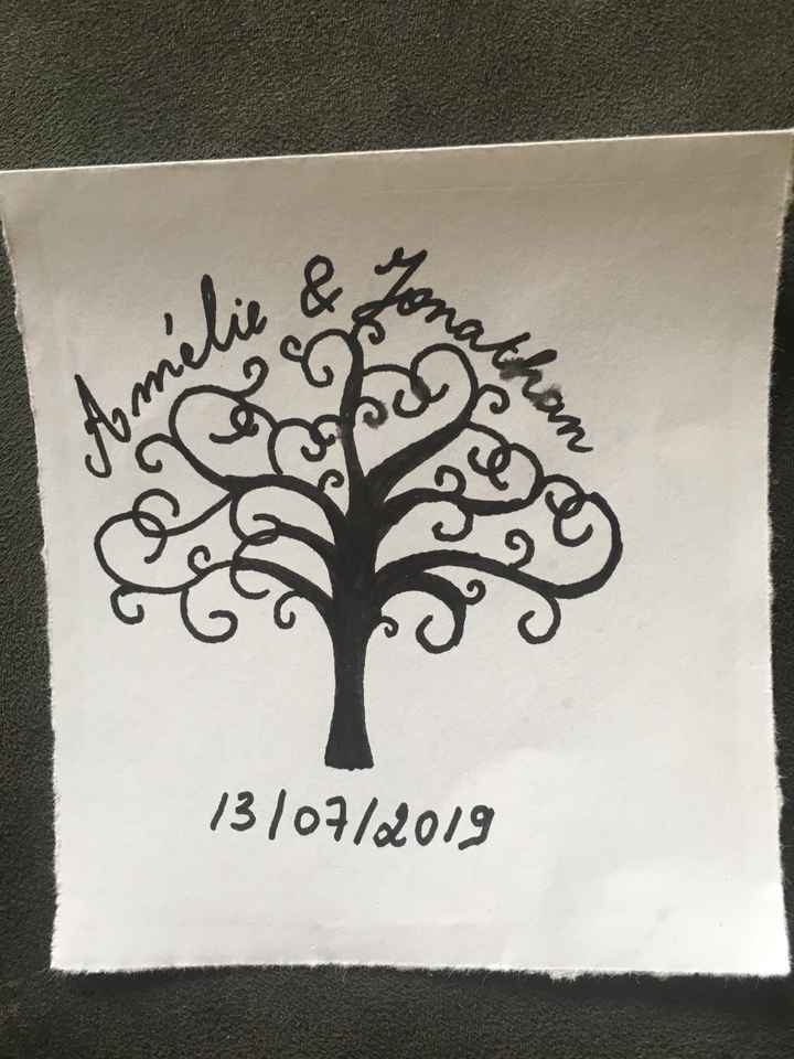 Urne et monogramme - 1