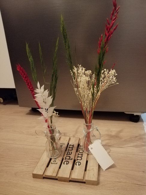 Compositions de fleurs séchées 1