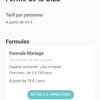 Salle de réception, la ferme de la biza - 1