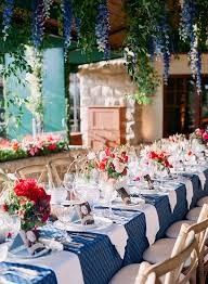 Mariage inspiration Bleu/blanc/rouge 19