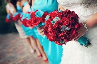 Mariage inspiration Bleu/blanc/rouge 28