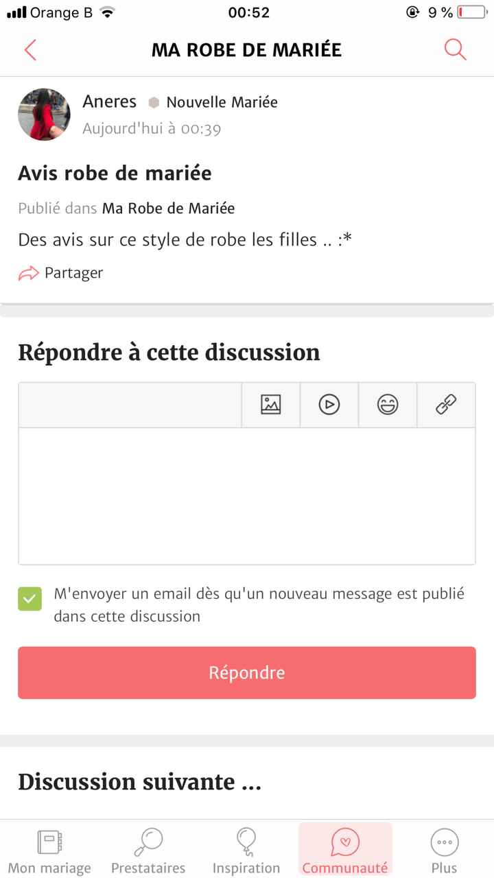 Supprime un message - 1