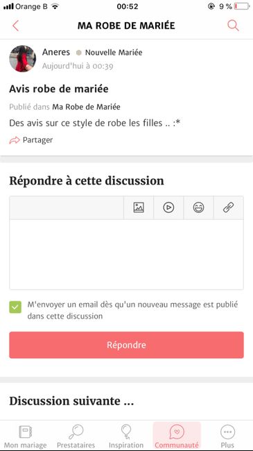 Supprime un message - 1