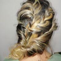 Essai coiffure et maquillage. - 2