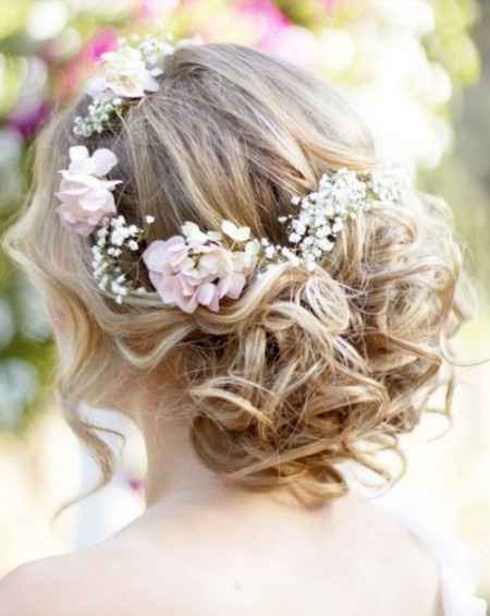 chignon romantique
