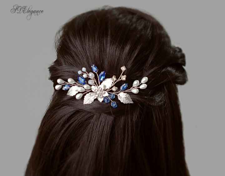 Accessoire cheveux : doré ou argenté ? - 1