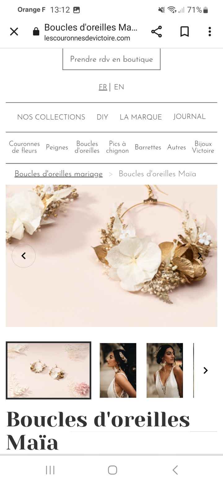 Aide boucles d'oreilles - 1