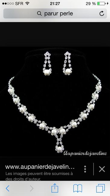 Ho j'ai craqué .... j'ai acheté ma parure pour mon mariage! - 1
